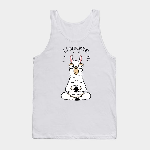 Llama yoga pose Tank Top by MasutaroOracle